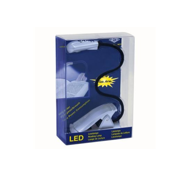 Läslampa/Boklampa LED WEDO, Svart Svart