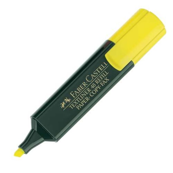 Överstrykningspenna Faber-Castell Textliner 48 Gul 1/fp Gul