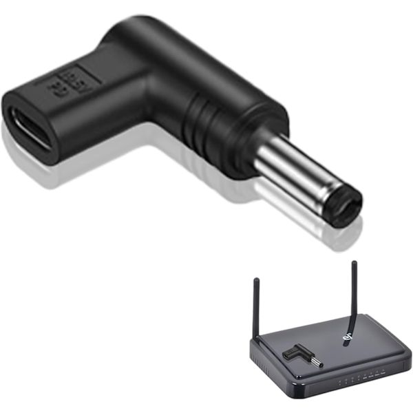 NÖRDIC USB-C til DC 4.5x3.0mm adapter 100W 12-20V til DELL bærbare computere