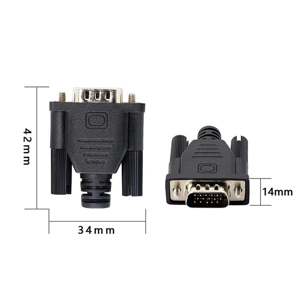 NÖRDIC Dummy Plug VGA Display Emulator 1920x1080 60Hz Black