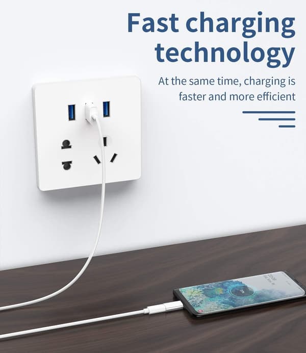 NÖRDIC sovitin Micro USB naaras–USB C uros, metallinmusta