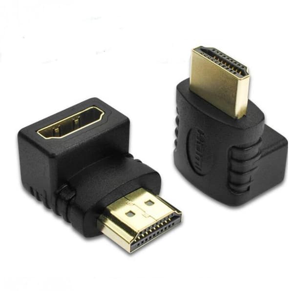 NÖRDIC vino HDMI 4K -sovitin uros–naaras, 270 astetta Black one size