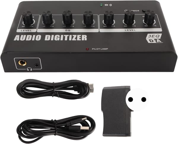 NÖRDIC digital och analog ljudgränssnitt med bluetooth Svart