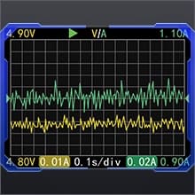 FNIRSI Digital USB tester voltmeter och kabeltestare Silver