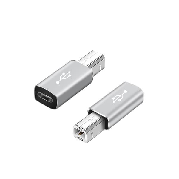 NÖRDIC USB-C - USB B -sovitin tulostimille ja MIDI-laitteille Tukee datan synkronointia