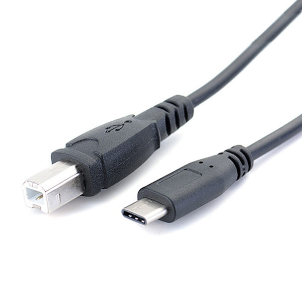 NÖRDIC USB-C 2.0 til USB 2.0 B datakabel 3m USB-printerkabel