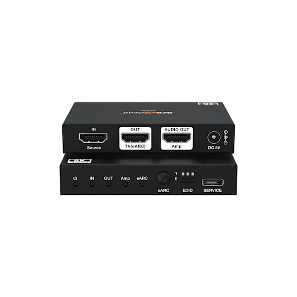 NÖRDIC 8K HDMI 2.1 eARC/ARC-Extractor Black