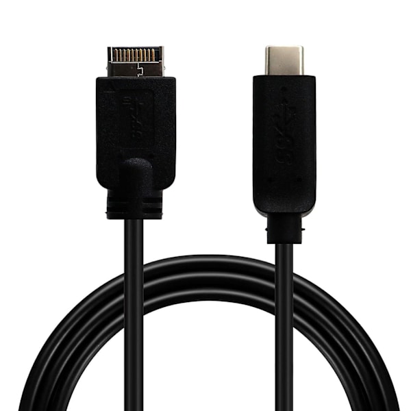 NÖRDIC Type E till USB-C platt kabel 50cm