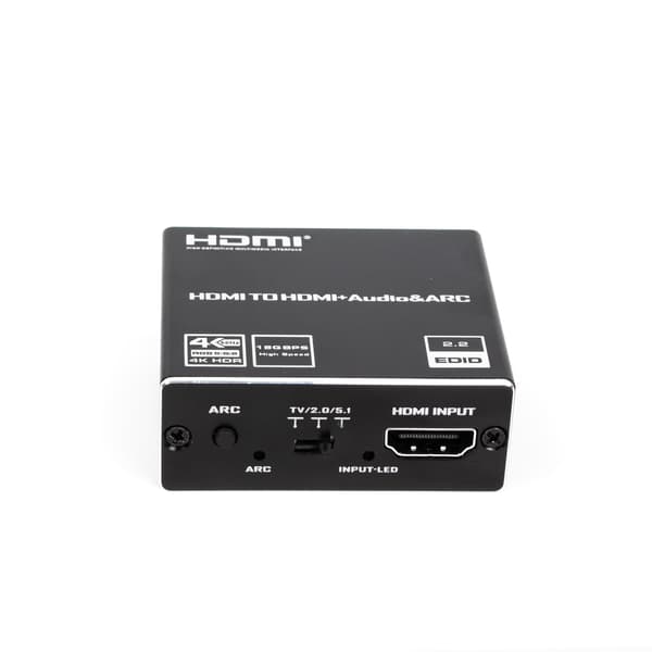 NÖRDIC HDMI ARC Extractor HDMI til HDMI + SPDIF/3,5mm Lyd