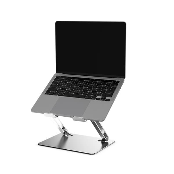 NÖRDIC laptop stativ til op til 17" justerbar højde notebook stativ bærbar computer stativ sølv Silver
