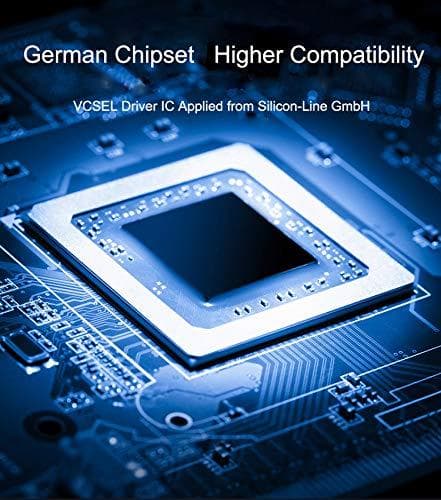 NÖRDIC 30m Active AOC Fiber Optical HDMI 2.0 4k 60Hz 18Gbps Edid CEC HDR ARC DOLBY DTS HD Light grey one size