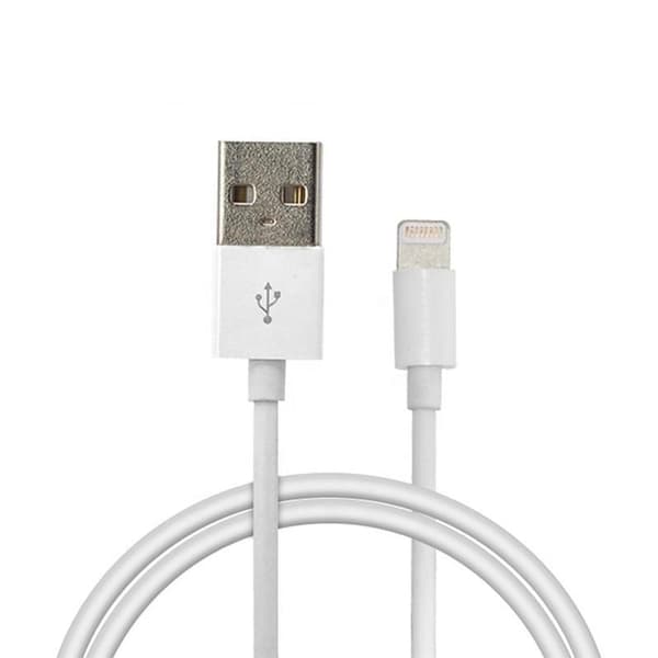 NÖRDIC Lightning kabel (Non MFI) USB A 5m vit 5V 2,1A för Iphone och Ipad Vit