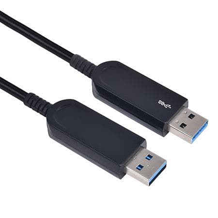 NÖRDIC 10m Aktiv AOC 10Gbps fiberkabel USB 3.2 A til USB3.2 A