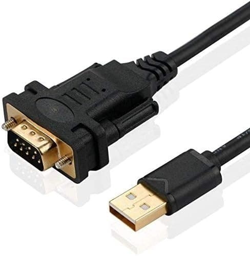 USB-A to RS232 DB9 uroskaapeli sarjalaitteille FTDI-sirulla