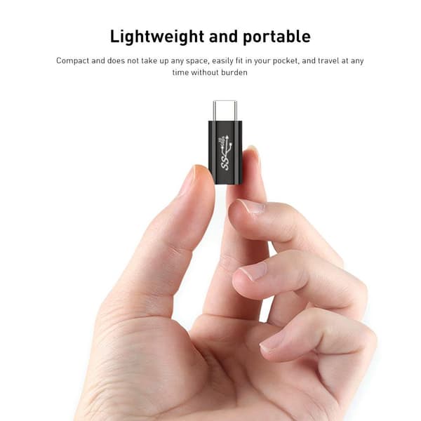 NÖRDIC USB C 3.1 adapter mand til kvinde