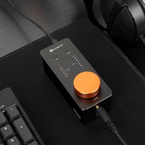 Fosi Audio SK02 DAC Amp Hörlursförstärkare Desktop Black