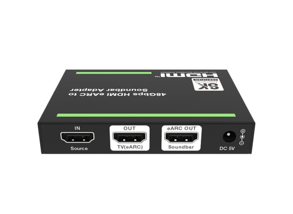 NÖRDIC 8K HDMI 2.1 eARC/ARC Soundbar Extractor Black