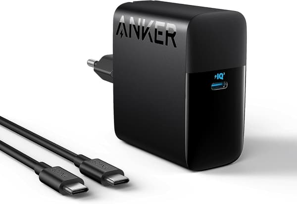 Anker 100W USB-C oplader, PIQ 3.0 kompakt hurtigoplader