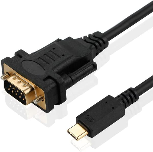NÖRDIC USB-C til seriell DB9 RS232 1,8m