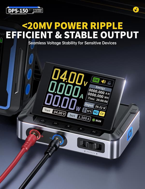 FNIRSI Mini DC justerbar CNC programmerbar reguleret switching strømforsyning