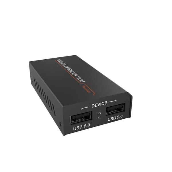 NÖRDIC USB-forlænger Splitter 1 til 2 CAT6 100m