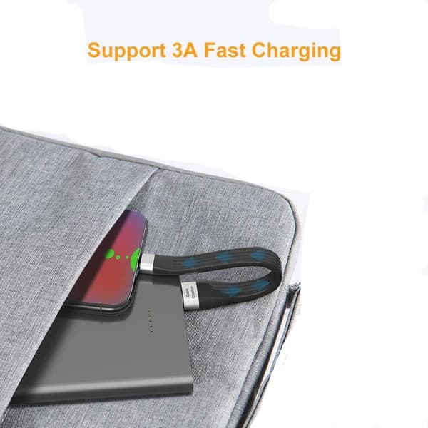 NÖRDIC Flat Adapter USB3.2 Gen1 USB-C to A 5Gbps 3A Svart