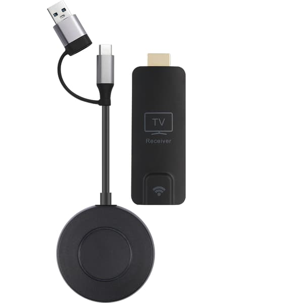 NÖRDIC Trådløs USB-C/A til HDMI Forlænger 1080P 60Hz 50m Windows, Android og iOS