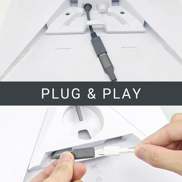 Starlink Mini DC 5,5×2,1mm han til USB-C hun 20cm, vandtæt, 60W PD-smartchip