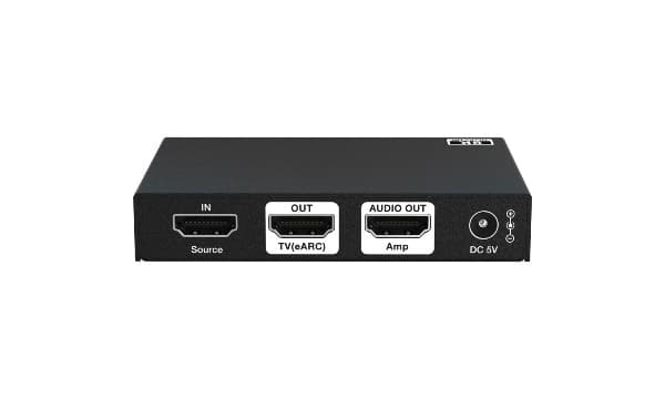 NÖRDIC 8K HDMI 2.1 eARC/ARC forstærker Extractor Black