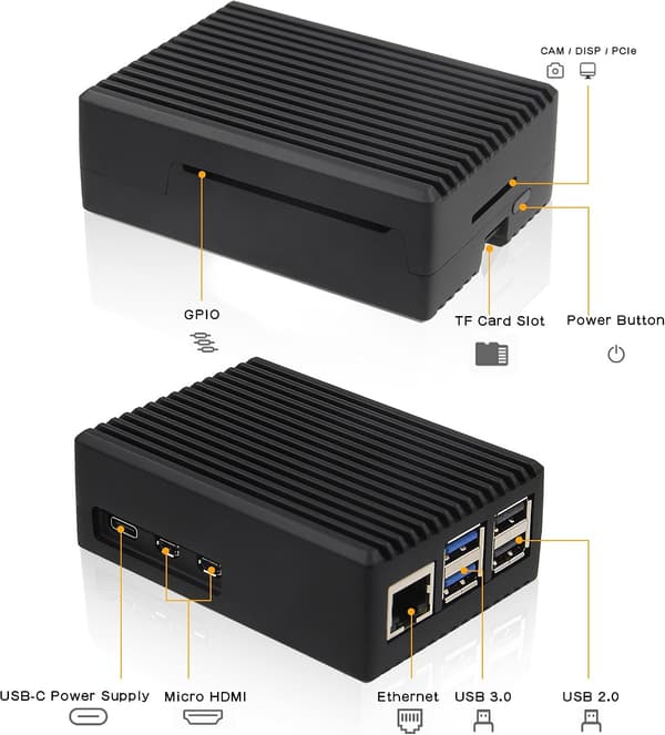 Raspberry Pi 5 Case for Raspberry Pi 5