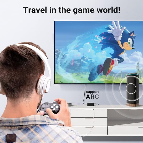 NÖRDIC HDMI ARC/eARC Extractor SPDIF, Koaksial, 3,5 mm