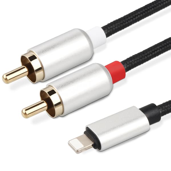 NÖRDIC Lightning (ei MFI) RCA-äänikaapeli 3m