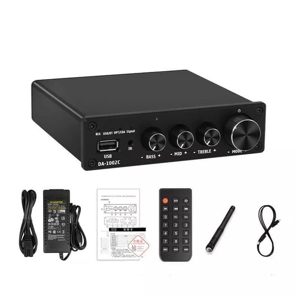 NÖRDIC Bluetooth Hifi Class-D forstærker og digital til analog konverter DAC