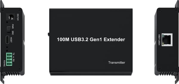 NÖRDIC USB 3.2 Förlängare 5Gbps 2xUSB-A + 2xUSB-C upp till 100m