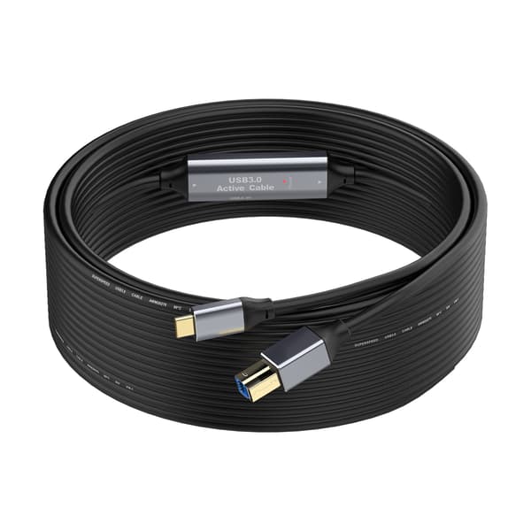 NÖRDIC USB 3.0 -kaapeli USB-C:stä USB-B:hen 5Gbps 5m USB-tulostinkaapeli