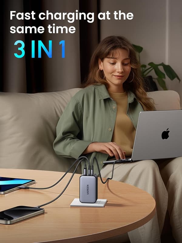 UGREEN Nexode X USB C Oplader 100W Grey