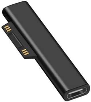 NÖRDIC USB-C laddningsadapter för Microsoft Surface 15V3A 45W Svart
