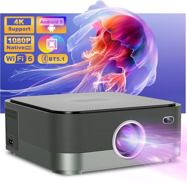 NÖRDIC Projektor 500ANSI Resolution Dual band Bluetooth 5.1