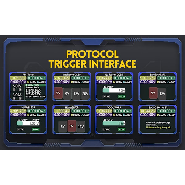 FNIRSI Digital USB tester voltmeter og kabeltester Silver