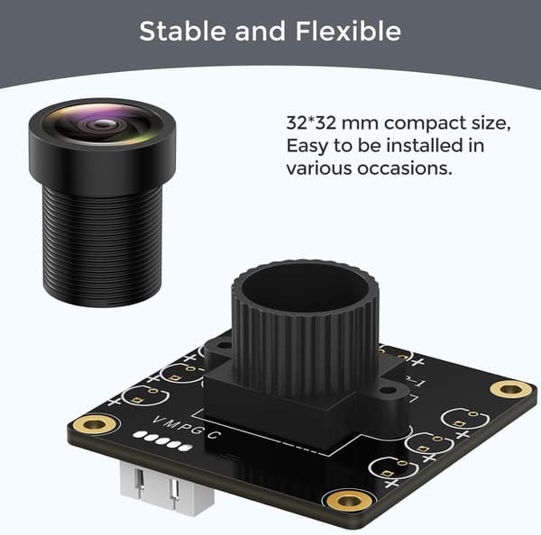 USB 2.0 Kameramodul 1080p 130° vidvinkel til PC, Raspberry Pi, Jetson Nano og SBC