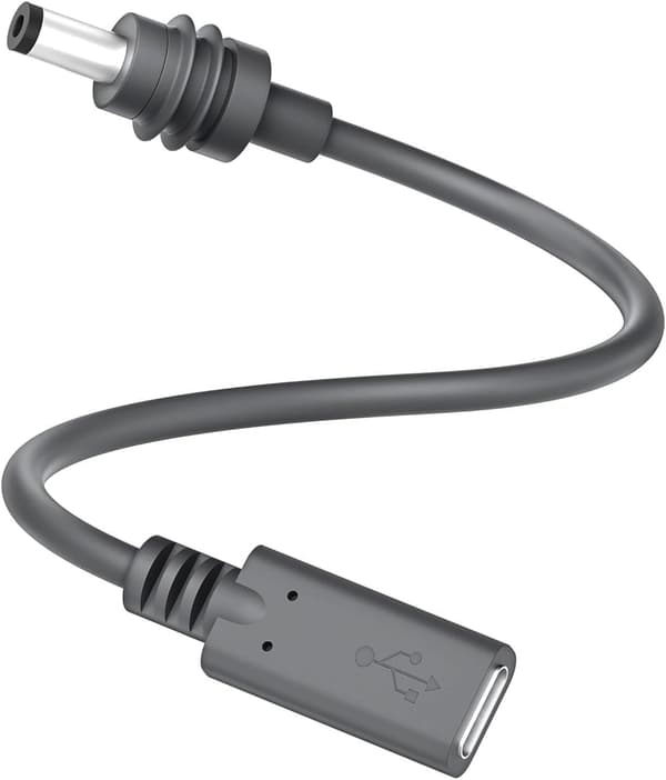Starlink Mini DC 5,5×2,1mm uros – USB-C naaras 20cm, vedenpitävä, 60W PD-älysiru
