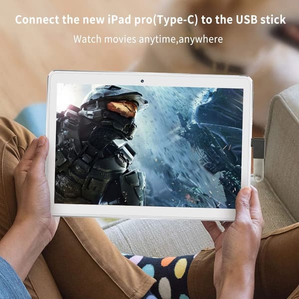 NÖRDIC USB-C uros-USB-A naaras 90 asteen kulmassa sovitin Black