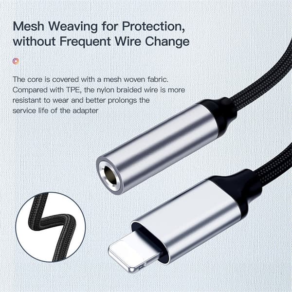NÖRDIC Lightning Audio -adapterin Non MFI