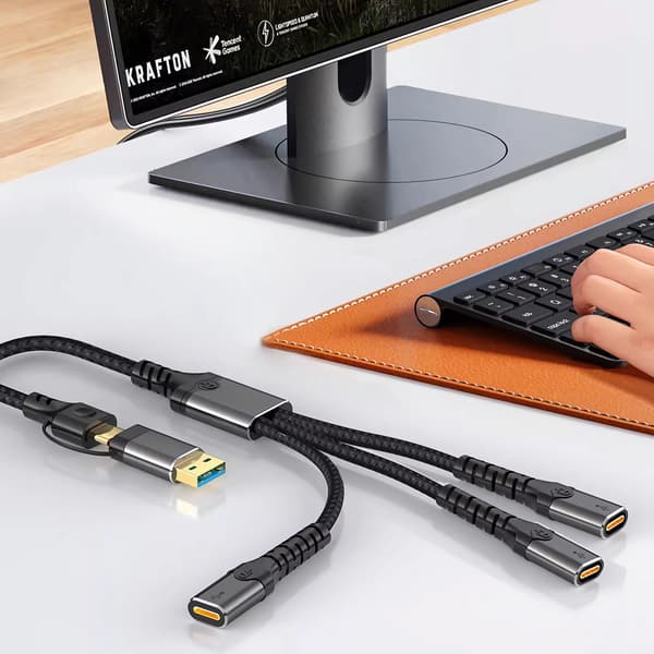 NÖRDIC USB-C/A -keskitin 3xUSB-C