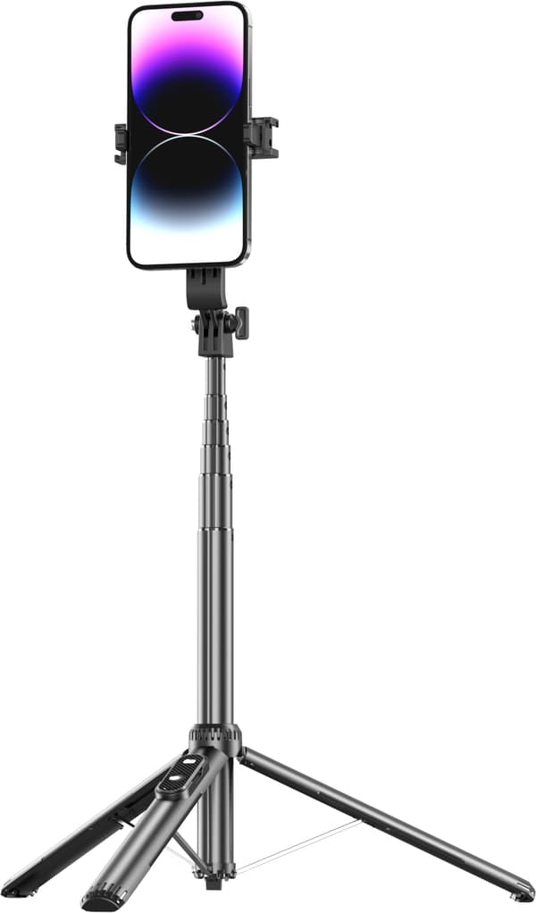 NÖRDIC Magnetisk Selfie-stick, op til 154 cm
