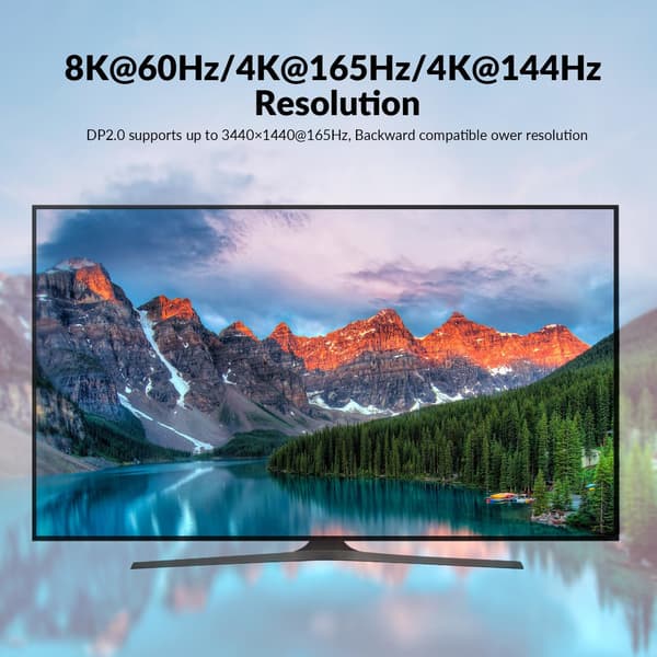 AV Access 8K DisplayPort KVM-switch til to computere til to skærme Black
