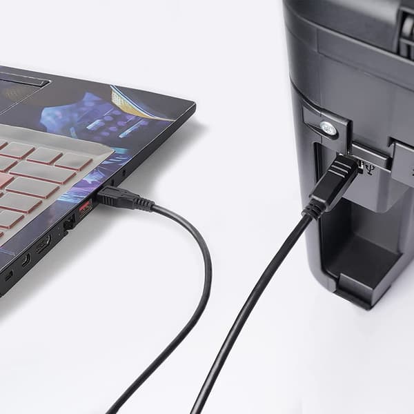 NÖRDIC USB 3.1 -kaapeli USB C - USB B 5Gbps 2m USB-tulostinkaapeli Black