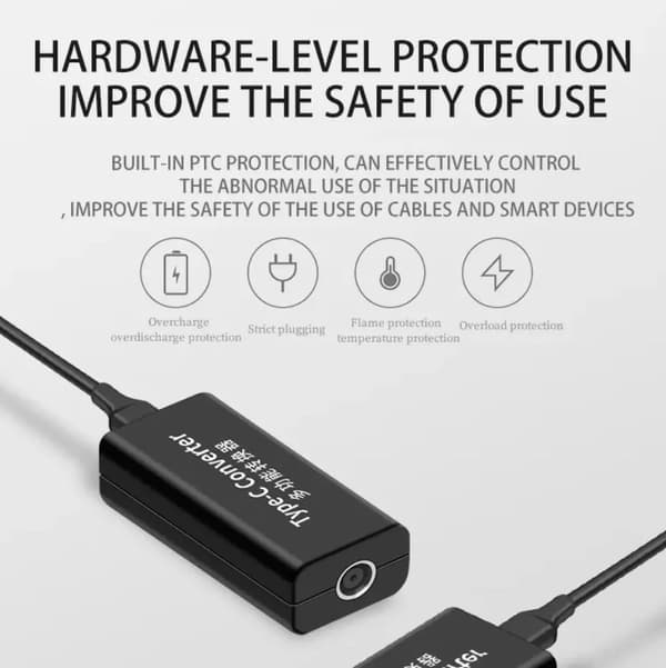 NÖRDIC USB-C – DC 5.5×2.5 mm -adapteri