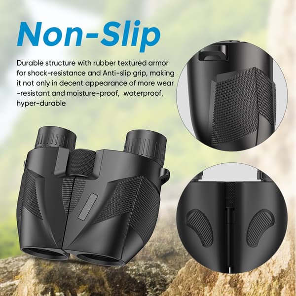 APEXEL 10x25 High Powered Zoom Mini Binoculars