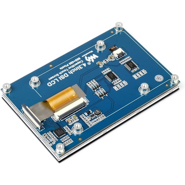 Waveshare 4,3-tommer LCD Touch-skærm til Raspberry Pi 5/4B/3B+/3A+/3B/2B/B+/A+ 800 × 480 IPS